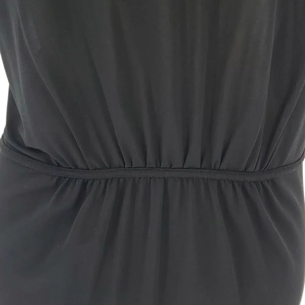 Nine West chiffon black‎ top, size large. Great for layered look.